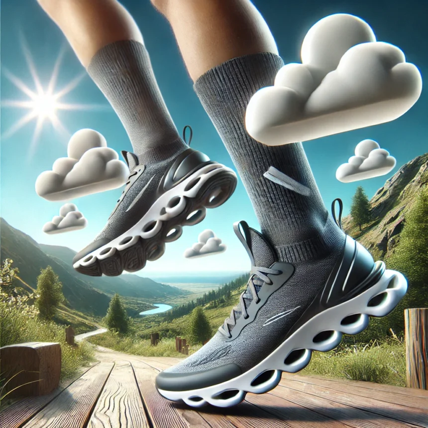 on cloud shoes